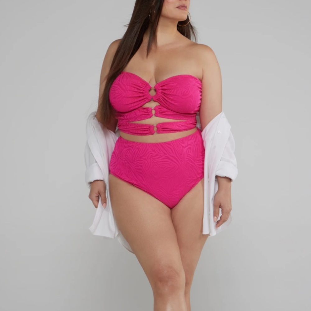 Fashion To Figure Ester Jacquard Pattern Bikini